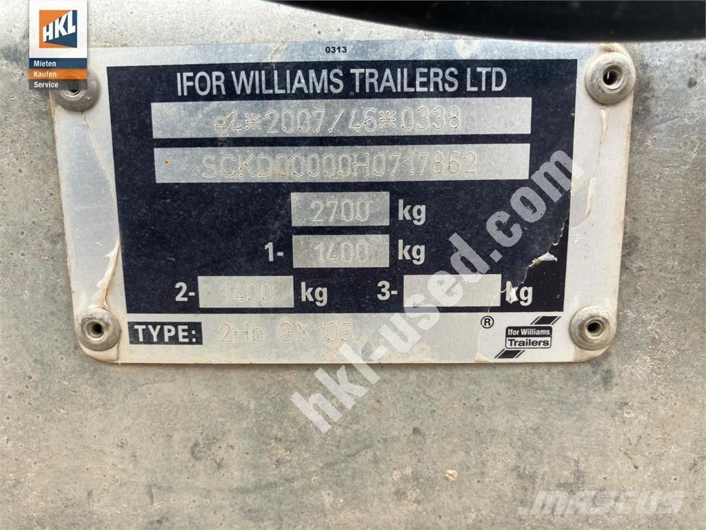 Ifor Williams GX 105 Construction - Autres