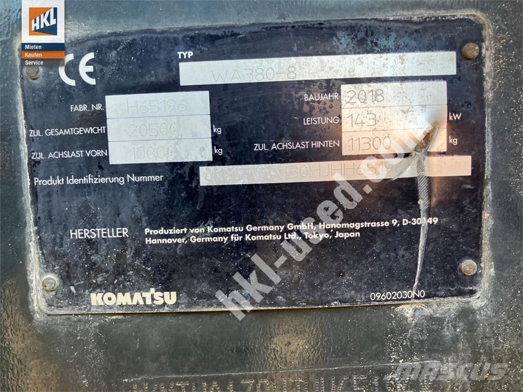 Komatsu WA 380-8 Chargeuse sur pneus