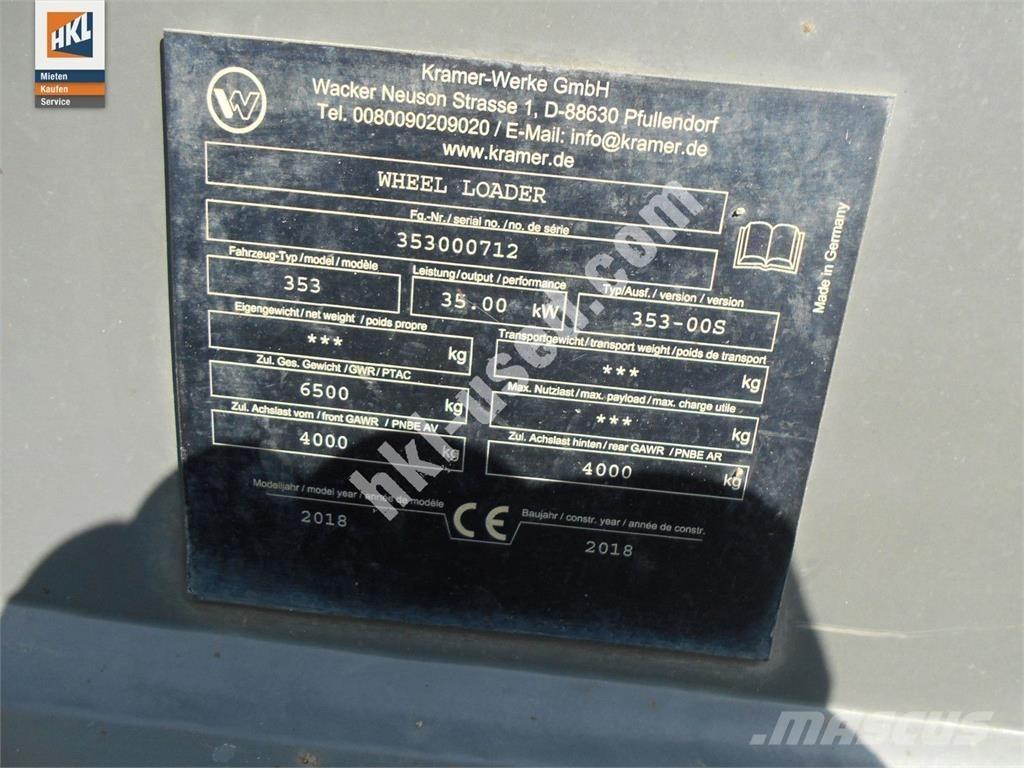 Kramer 5075 Chargeuse sur pneus
