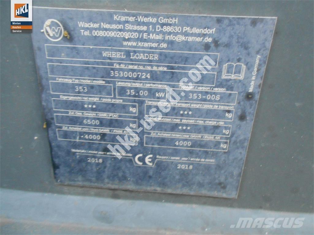 Kramer 5075 Chargeuse sur pneus