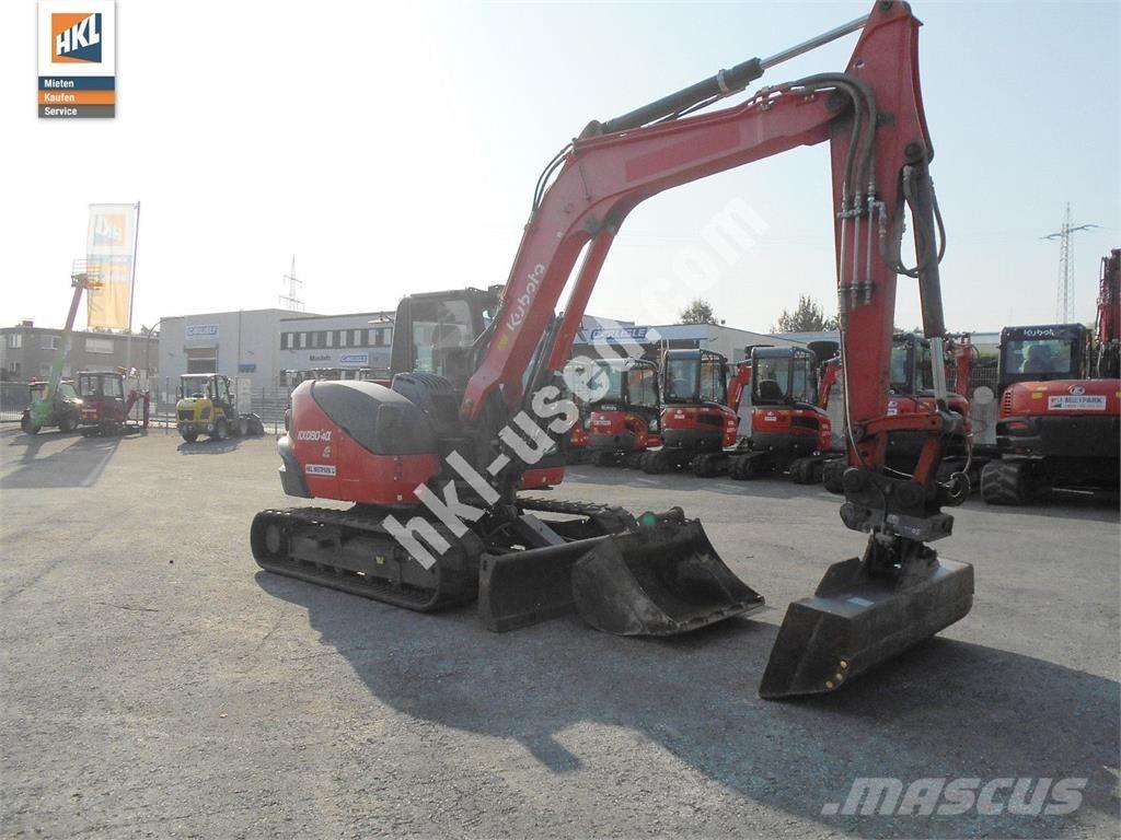 Kubota KX 080-4 Mini pelle < 7t
