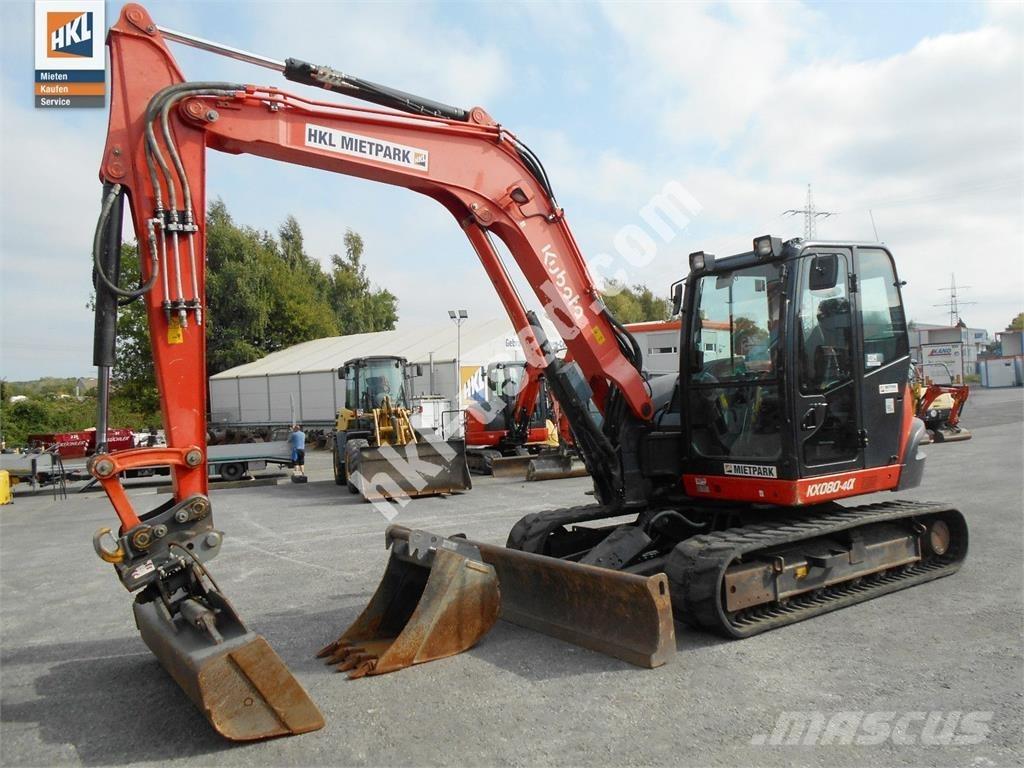 Kubota KX 080-4 Mini pelle < 7t