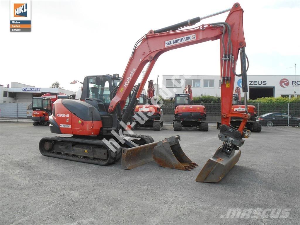 Kubota KX 080-4 Mini pelle < 7t
