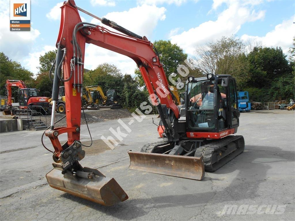 Kubota KX 080-4 Mini pelle < 7t