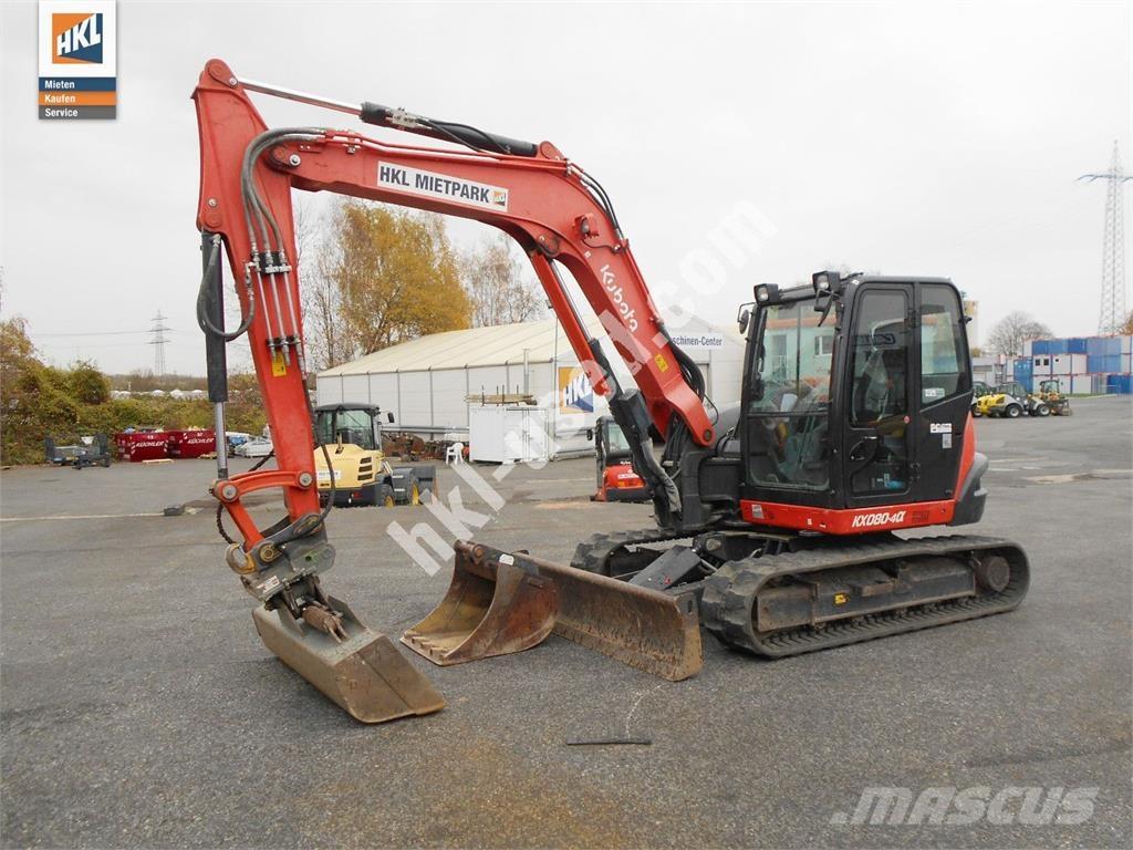 Kubota KX 080-4 Mini pelle < 7t