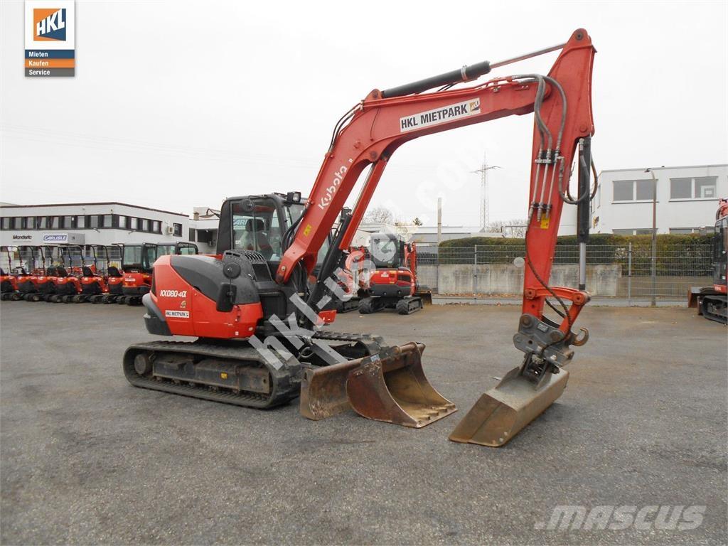 Kubota KX 080-4 Mini pelle < 7t