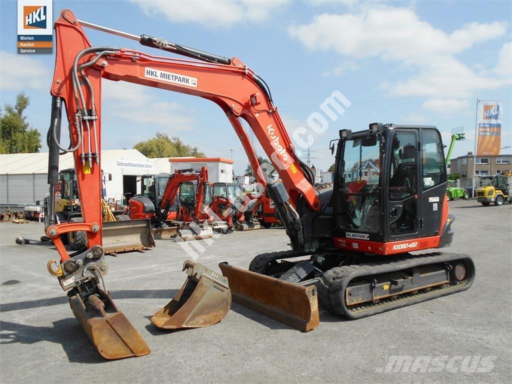Kubota KX 080-4 Mini pelle < 7t