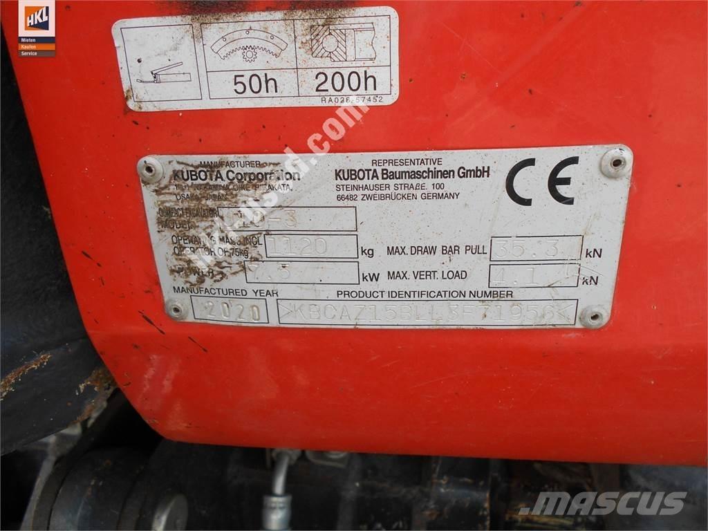 Kubota U 10-3 Mini pelle < 7t