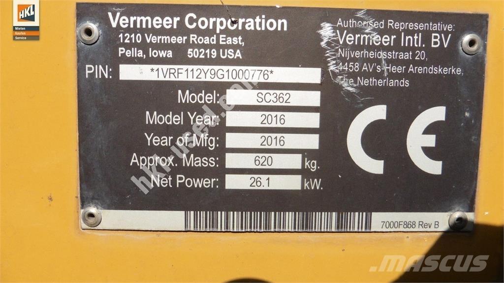 Vermeer SC 362 Construction - Autres