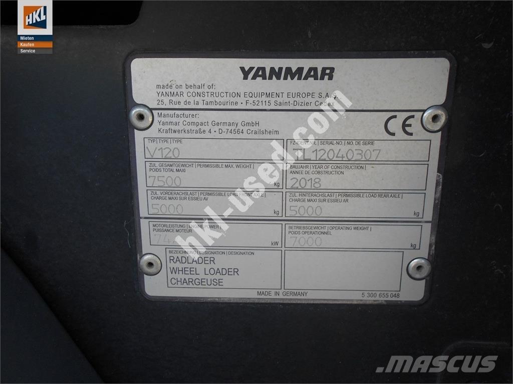 Yanmar V 120 Chargeuse sur pneus