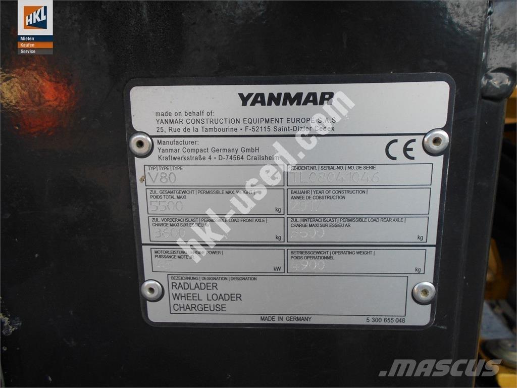 Yanmar V 80 Chargeuse sur pneus