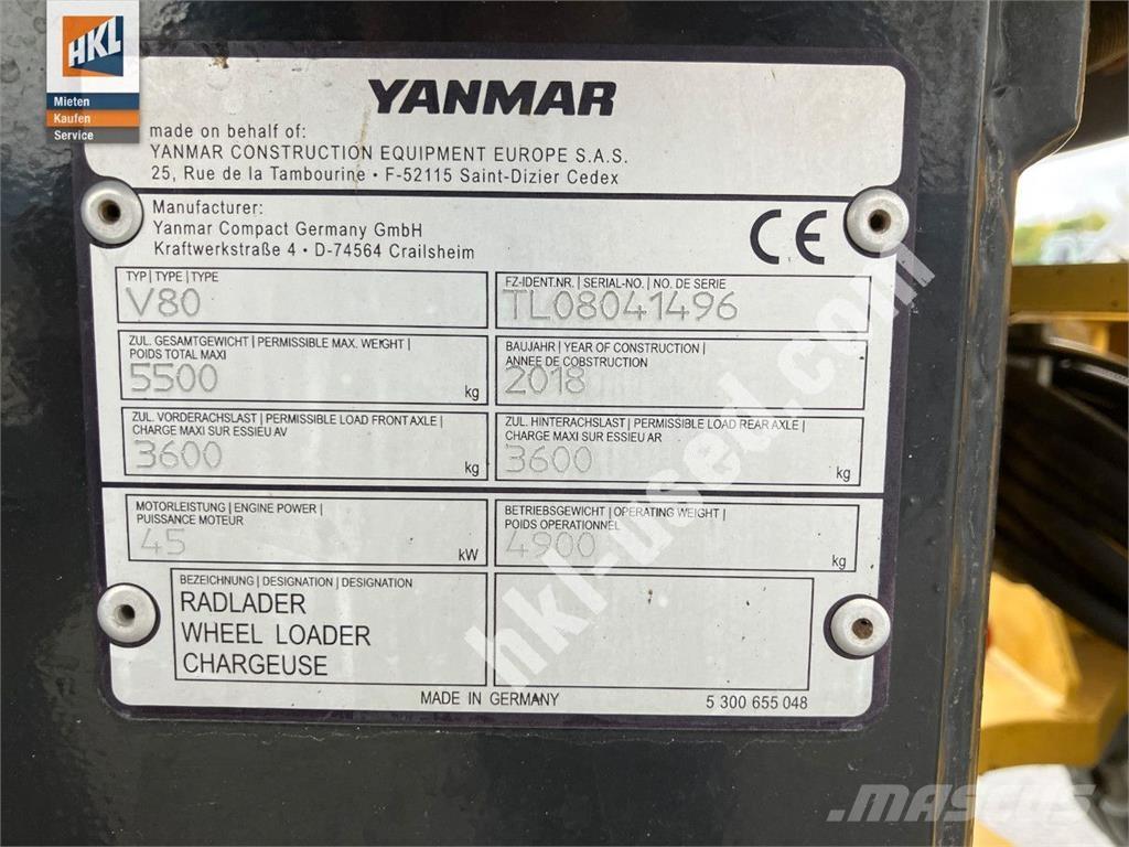 Yanmar V 80 Chargeuse sur pneus