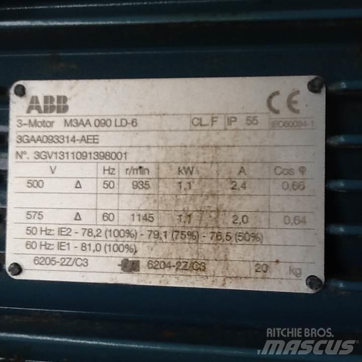  1,1 kW ABB E-Motor Moteur