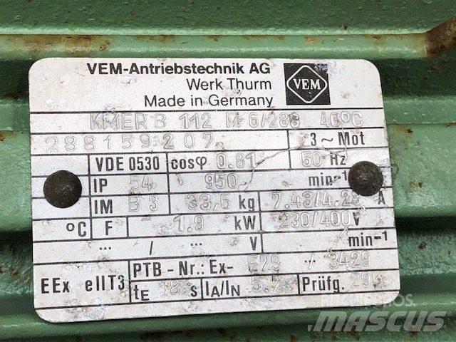  1,9 kW VEM E-Motor Moteur