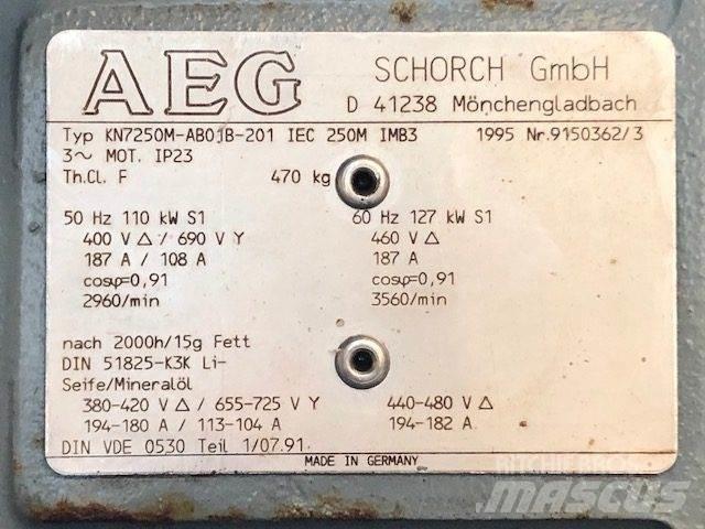  110/127 kW AEG E-Motor Moteur
