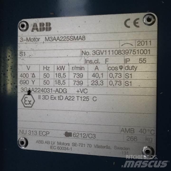  18,5 kW ABB E-Motor Moteur