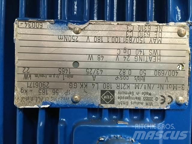  22 kw Gearmotor Moteur