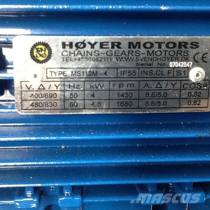  4,0 kW Høyer E-Motor Moteur