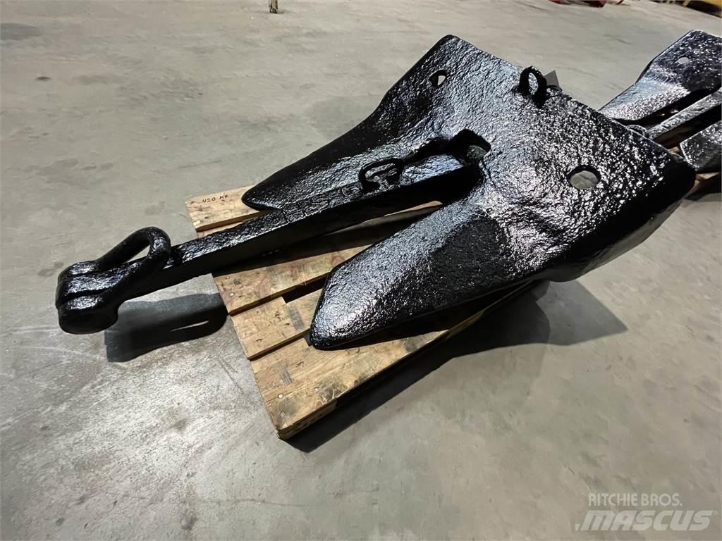  420 kg AC 14 Anker Bateaux de travail, barges et pontons