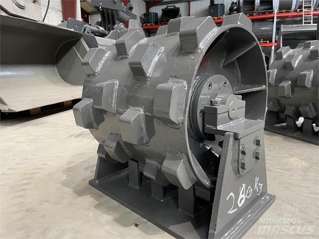  450 mm kompaktorhjul Rouleaux à pneumatiques
