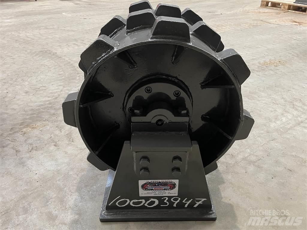  450 mm kompaktorhjul Rouleaux à pneumatiques