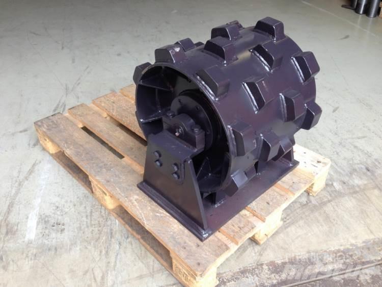  450 mm Kompaktorhjul Rouleaux à pneumatiques