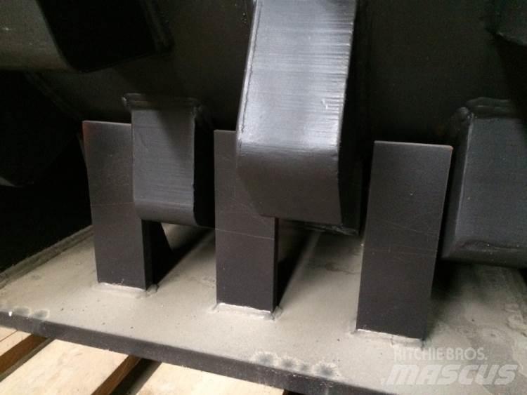  450 mm Kompaktorhjul Rouleaux à pneumatiques