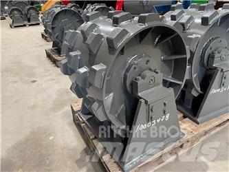  470 mm Kompaktorhjul Rouleaux à pneumatiques