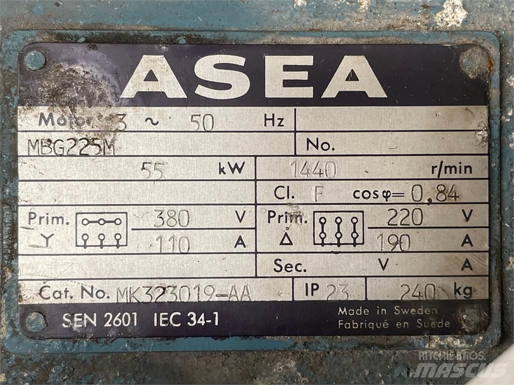  55 kw Asea MBG225M E-motor Moteur
