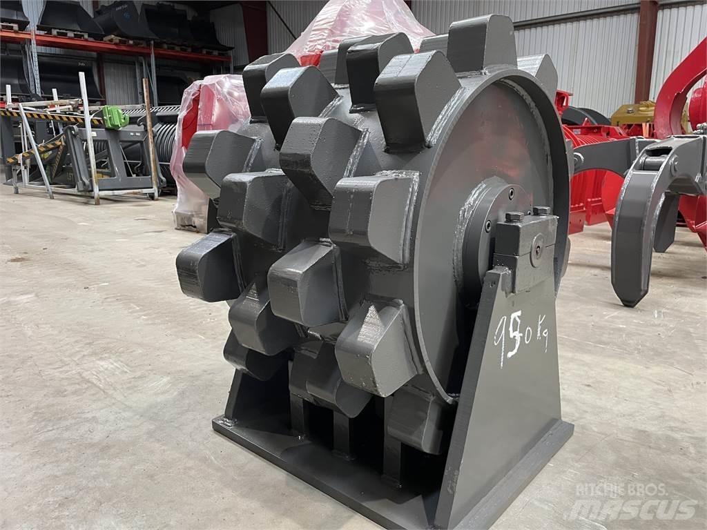  570 mm kompaktorhjul Rouleaux à pneumatiques