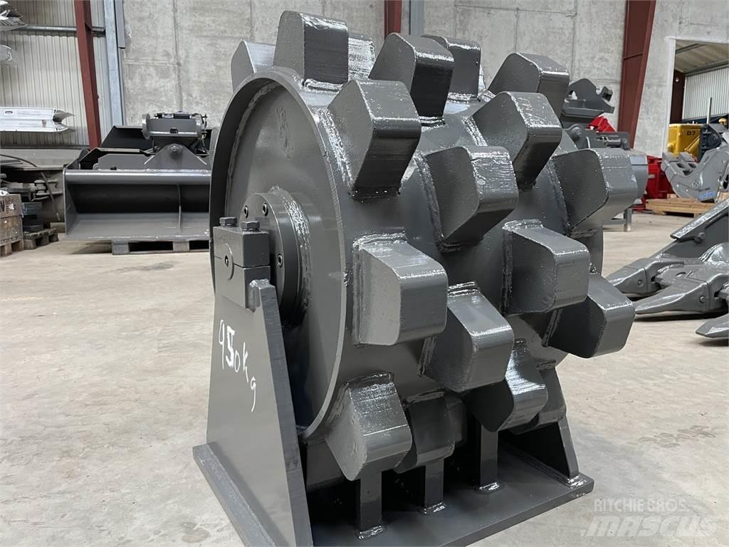  570 mm kompaktorhjul Rouleaux à pneumatiques