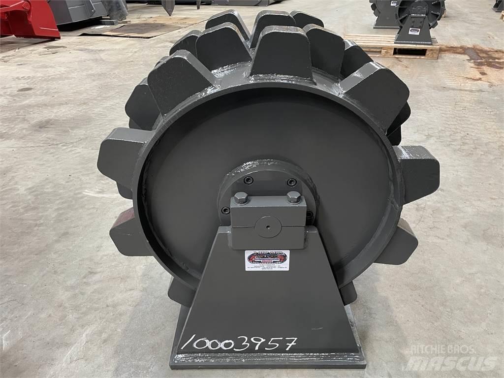  570 mm kompaktorhjul Rouleaux à pneumatiques