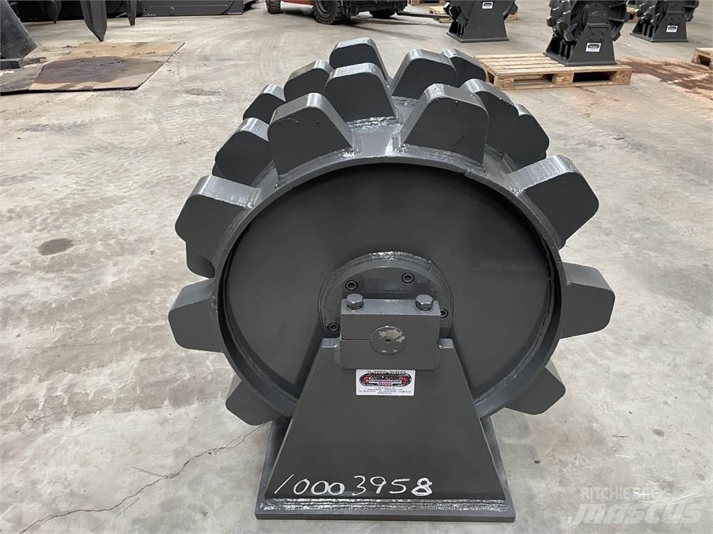  570 mm kompaktorhjul Rouleaux à pneumatiques