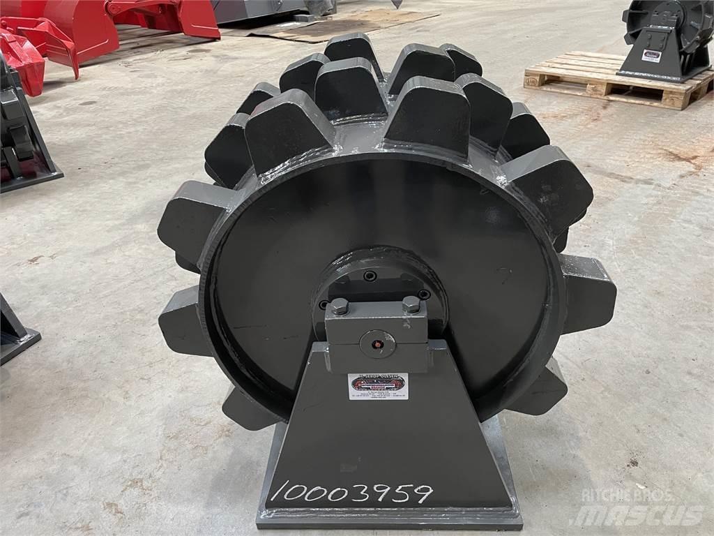  570 mm kompaktorhjul Rouleaux à pneumatiques