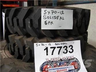  5X70-12 Solideal dæk - 2 stk. Pneus, roues et jantes
