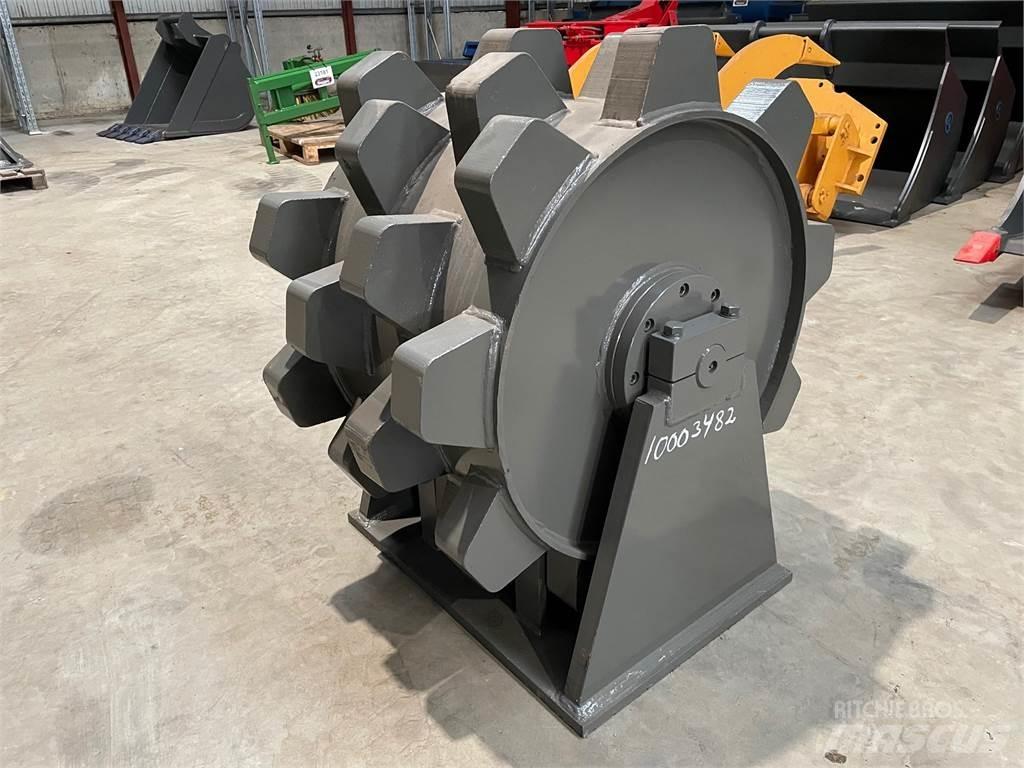  650 mm Kompaktorhjul Rouleaux à pneumatiques