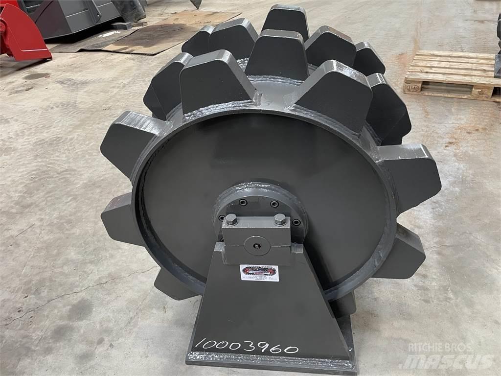  650 mm kompaktorhjul Rouleaux à pneumatiques