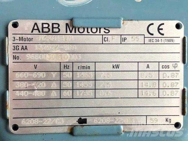  7,5 kW Vinkelgearmotor Moteur