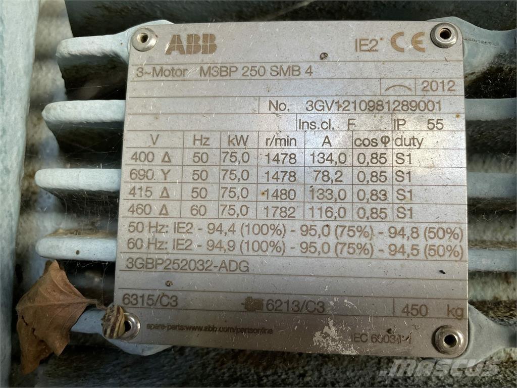  75 kW ABB el-motor Moteur