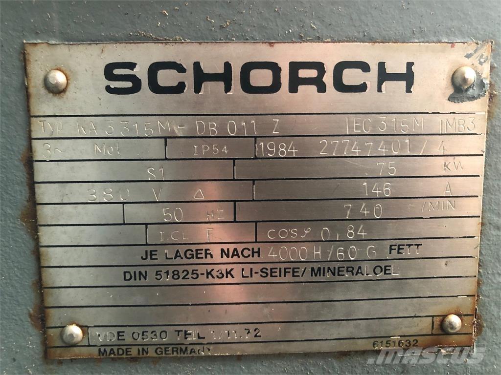  75 kW Schorch E-Motor Moteur