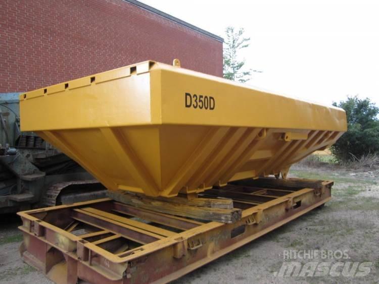 CAT D350D dumperkasse, brugt Mini tombereau