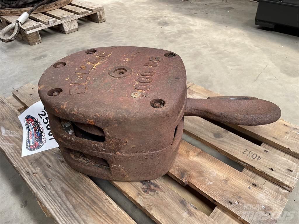 Demag løfteblok - 9000 kg Accessoires et pièces pour grue