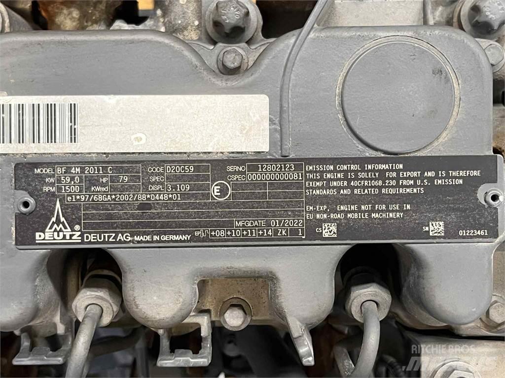 Deutz BF 4M 2011 C motor Moteur