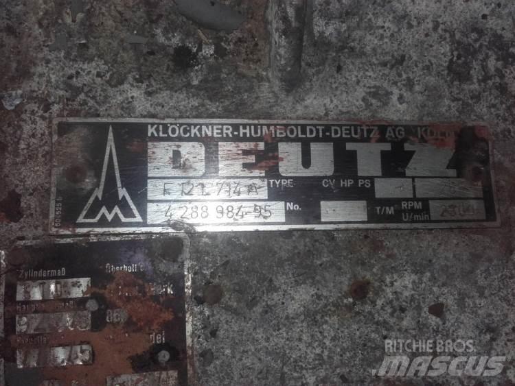 Deutz F12L 714A motor Moteur