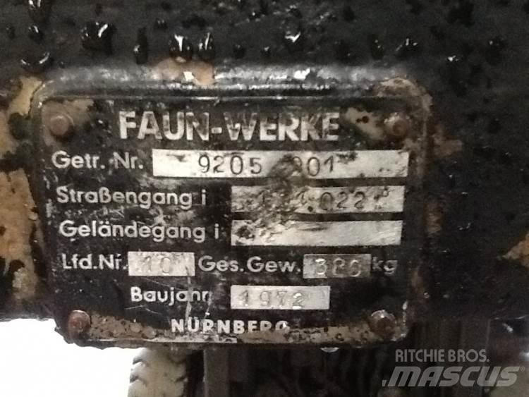 Faun gear til twin motor Boîte de vitesse