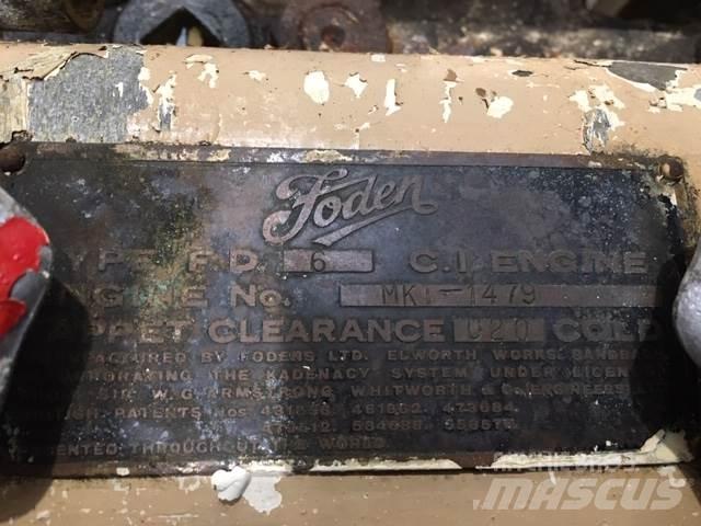 Foden type FD6 motor Moteur