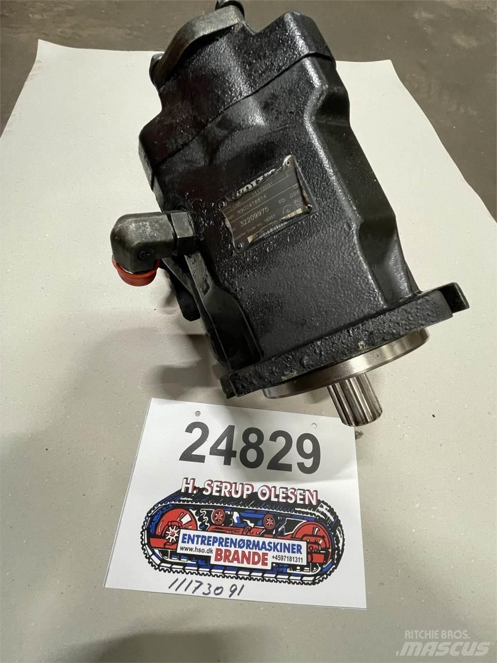  Hydr. pumpe ex. Volvo L120F Hydraulique