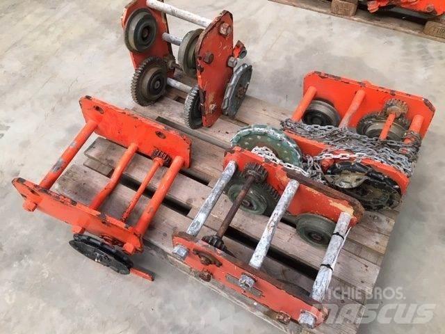  Kran løbekatte - 3 stk. Accessoires et pièces pour grue