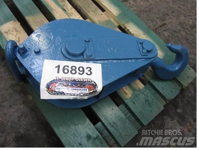  Løftekrog - 3 ton - 1 wirehjul Accessoires et pièces pour grue