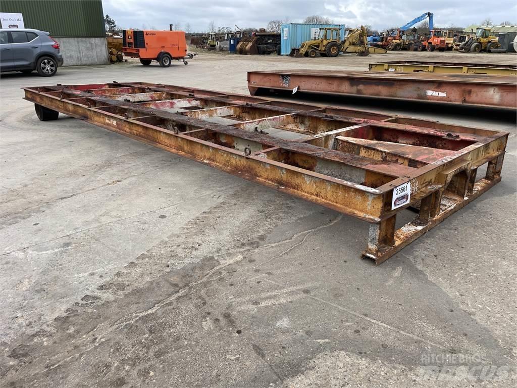 Mafi trailer 20ft - 25 ton Semi remorque surbaissée